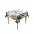 thumbnail image 1 of Octopus Coastal Suqare Tablecloth - 60 x 60 Inch, Summer Nautical Starfish Coral Ocean Waterproof & StainResistant Tablecloth, Washable Oil-proof Table Cover for Dining/Party/Wedding/Camping/Buffet, 1 of 9