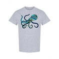thumbnail image 1 of Octopus Colorful Doodle Pattern T-Shirt Women -Image by Shutterstock, Female Large, 1 of 2