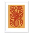 thumbnail image 1 of Octopus Coral Yellow Art Print Framed Poster Wall Decor 9x7 inch, 1 of 5