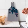 thumbnail image 1 of Octopus Cutting Board, Sea Animal with Guitar Riff Musical Instrument Rock and Roll Modern Art Print, Decorative Tempered Glass Cutting and Serving Board, Wine Bottle Shape, Lilac Blue, by Ambesonne, 1 of 1
