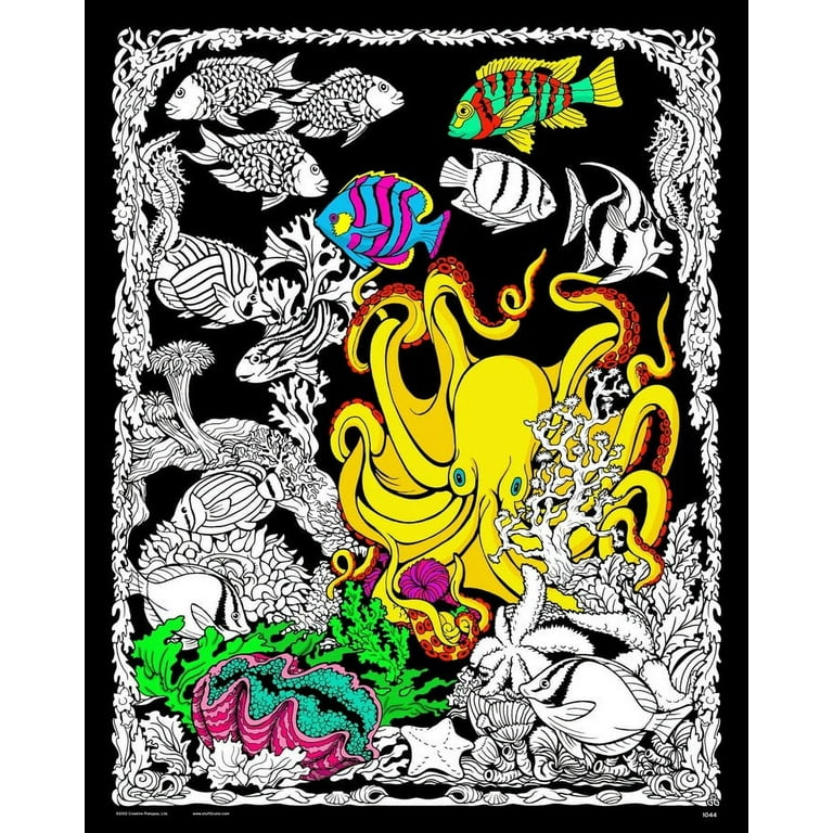 Hot Sale Black Velvet Coloring Posters (16004) - China Velvet Coloring  Posters, Velvet Fuzzy Posters