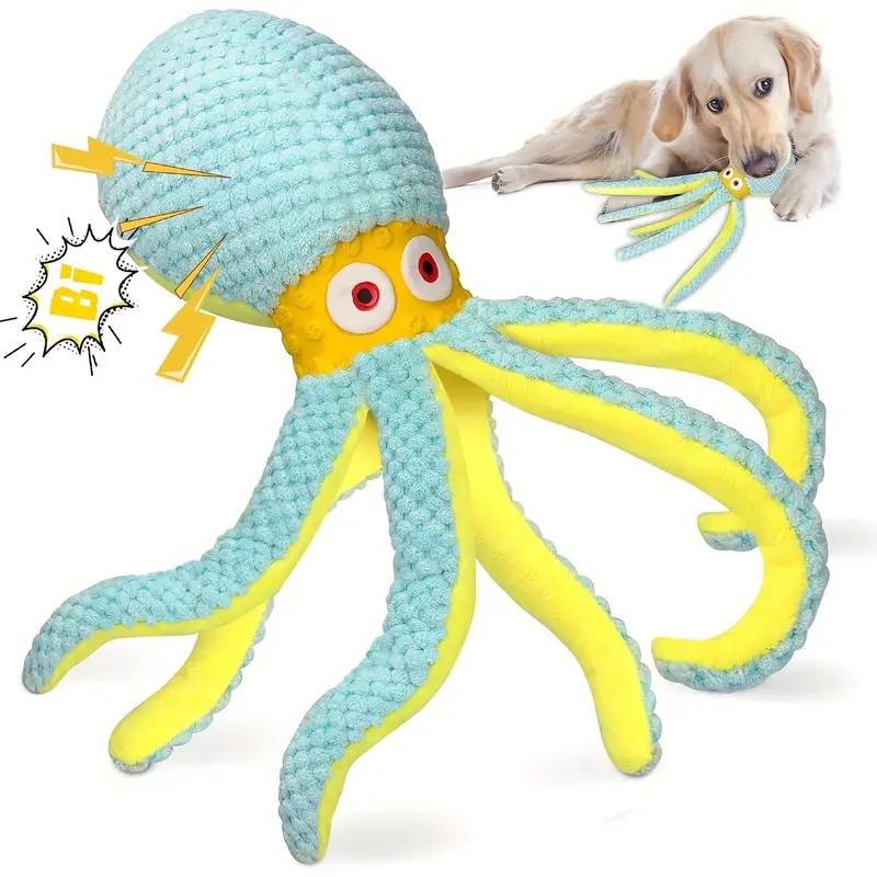 Octopus Design Dog Toys, Puppy Toys For Boredom And Excitement, Octopus