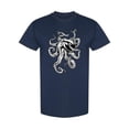 thumbnail image 1 of Octopus Drawing Design T-Shirt Men -Image by Shutterstock, Male Large, 1 of 2