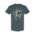 thumbnail image 1 of Octopus Drawing Design T-Shirt Men -Image by Shutterstock, Male Large, 1 of 2