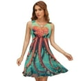 thumbnail image 1 of Octopus Dress Summer Street Style Dresses Female Sleeveless Printed Sundress, 1 of 7