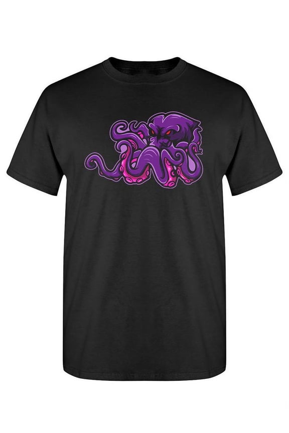 Octopus E-Sport Mascot T-Shirt Men -Image by Shutterstock, Male XX-Large