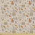 thumbnail image 1 of Ambesonne Octopus Fabric by the Yard Upholstery, Ocean Adventure, 5 Yards, Multicolor, 1 of 4