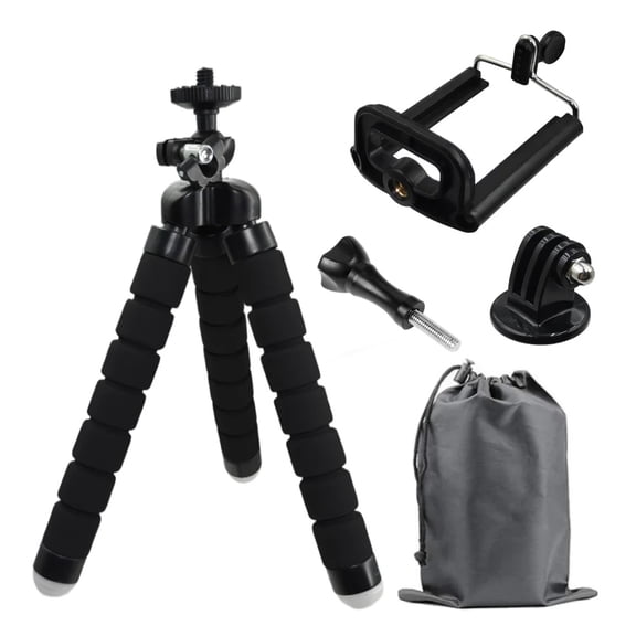 Octopus Flexible Tripod for GoPro Hero 13/12/11/10/9/8/7 & DJI Action 6/5 Pro – Bendable Mini Table Stand