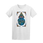 Octopus Gov Earth Tattoo T-Shirt Men -Image by Shutterstock, Male Small