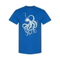 thumbnail image 1 of Octopus Hand Drawing Design T-Shirt Women -Image by Shutterstock, Female Large, 1 of 2