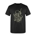 thumbnail image 1 of Octopus Hand Drawing Graphic T-Shirt Women -Image by Shutterstock, Female XX-Large, 1 of 2