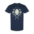 thumbnail image 1 of Octopus Hand Drawn Design T-Shirt Men -Image by Shutterstock, Male x-Large, 1 of 2