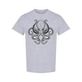 thumbnail image 1 of Octopus Hand Drawn Design T-Shirt Men -Image by Shutterstock, Male x-Large, 1 of 2