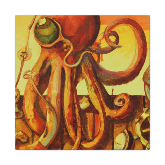 Octopus In Steampunk - Canvas