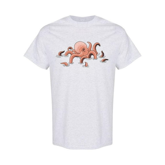Octopus In The Sea T-Shirt Men -Image by Shutterstock, Male Medium