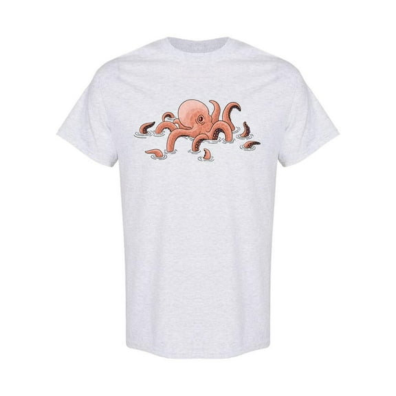 Octopus In The Sea T-Shirt Men -Image by Shutterstock, Male Small