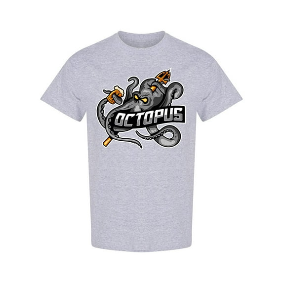 Octopus Injured Logo T-Shirt Men -Image by Shutterstock, Male Medium