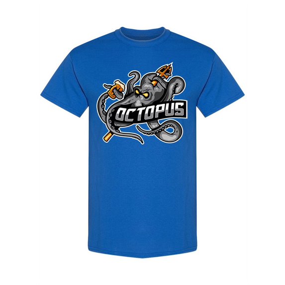 Octopus Injured Logo T-Shirt Men -Image by Shutterstock, Male x-Large