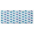 thumbnail image 1 of Octopus Kitchen Mat, Mosaic Pattern Marine Animal Silhouettes Abstract Nautical Polygonal Design, Plush Decorative Kitchen Mat with Non Slip Backing, 47" X 19", Blue Purple White, by Ambesonne, 1 of 1