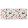 thumbnail image 1 of Octopus Kitchen Mat, Ocean Themed Animals and Plants Jellyfish Shellfish Colorful Doodle Style Design, Plush Decorative Kitchen Mat with Non Slip Backing, 47" X 19", Multicolor, by Ambesonne, 1 of 1