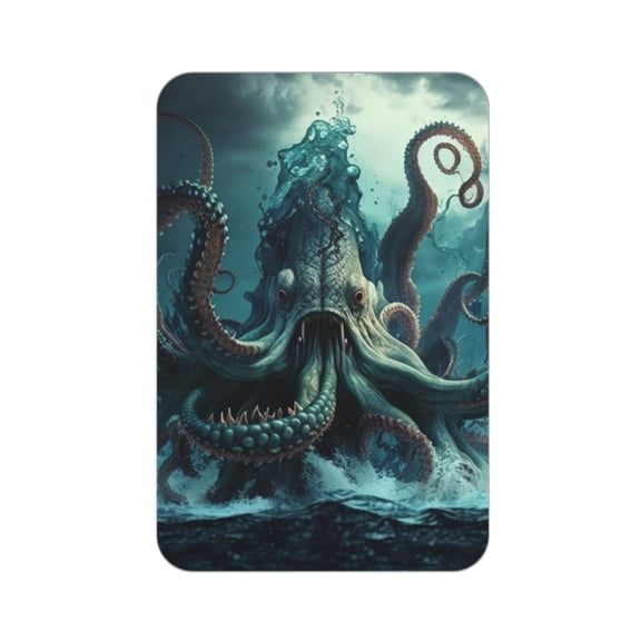 Octopus Kraken Monster Ocean Art Acrylic Fridge Magnets Decorative Refrigerator Magnets for Kitchen Office Whiteboard Locker