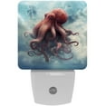 thumbnail image 1 of Octopus LED Square Night Lights - Energy Efficient and Stylish Bedroom Lighting Solution, 1 of 6
