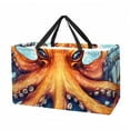 thumbnail image 1 of Octopus Large Capacity Reusable Foldable Oxford Cloth Laundry Bag Easter Basket Cube Organizer Picnic Baskets, 1 of 7