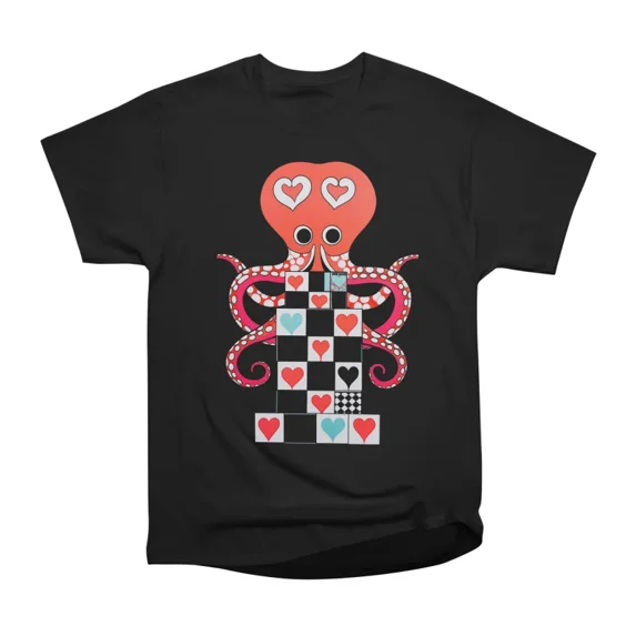 Octopus Love Game T-Shirt Tee Gift For Him Merch For Her Apparel For Friend