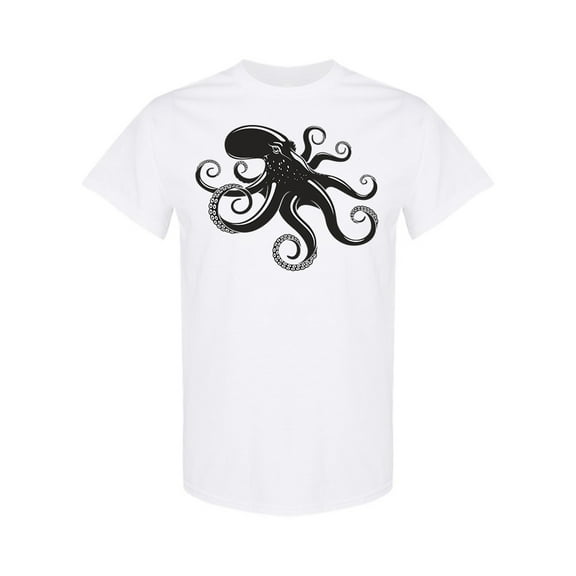 Octopus Marine Mollusk T-Shirt Men -Image by Shutterstock, Male Large