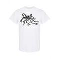 thumbnail image 1 of Octopus Monochrome T-Shirt Women -Image by Shutterstock, Female 3X-Large, 1 of 2