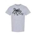 thumbnail image 1 of Octopus Monochrome T-Shirt Women -Image by Shutterstock, Female x-Large, 1 of 2