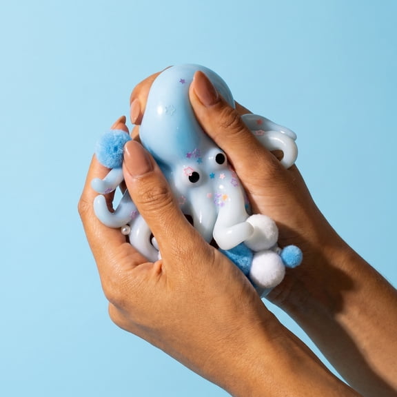 Octopus Mud Texture Squeeze Toy – Slow Rising Stress Reliever, Soft Rubber Sensory Fidget for Adults, Portable Desk Decompression Novelty Gift