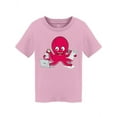thumbnail image 1 of Octopus Multitasking Design T-Shirt Toddler -Image by Shutterstock,  5 Toddler, 1 of 2