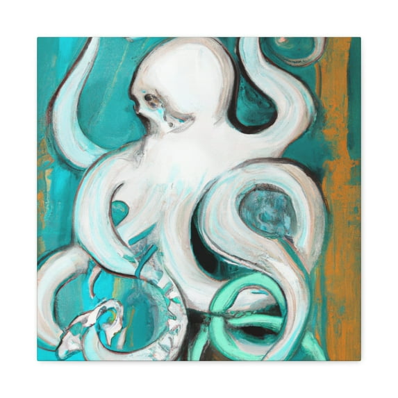 Octopus, Neo-Classical. - Canvas