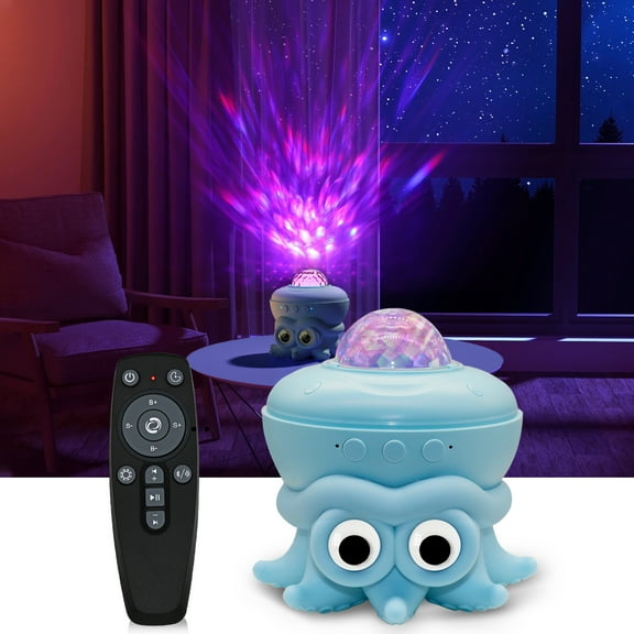 Octopus Ocean Projection Light,Jellyfish Projector Light,Starry Nebula Ceiling LED Lamp with Timer and Remote, Kids Room Decor Aesthetic, for Christmas, Birthdays, Valentine's Day