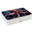 thumbnail image 1 of Octopus PU Leather Necklace Organizer Bracelet Holder Jewelry Organizer with Removable Compartment, Portable, 1 of 6