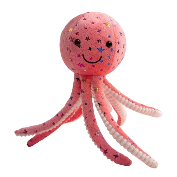 Octopus Plush Toy Soft Stuffed Animal Doll with Smiling Face Eight Tentacles for Adultss and Adults Home Decoration Gift