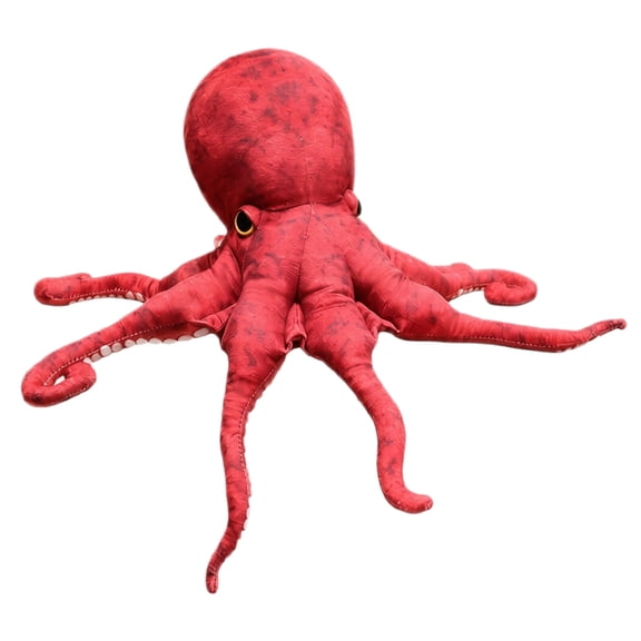 Octopus Plush Toy Soft Stuffed Animal Marine Life Plushie Large Size Realistic Tentacles for Aquarium Display Decoration and Gift