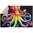 thumbnail image 1 of Octopus Polyester Kitchen Rugs - Comfort Floor Mat for Kitchen & Dining Room & - Durable Soft Cushioned Rug for Home Decor - Easy Clean Indoor Area Rug - 200x120cm, 1 of 6