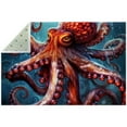 thumbnail image 1 of Octopus Polyester Right-Angle Door Carpet Mat for Entryway, Indoor Floor Rug with Dual-Layer Absorbent Technology - 24 x 36 Inches, 1 of 6