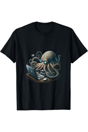 Octopus Programmer Computer Programming T Shirt