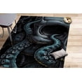thumbnail image 1 of Octopus Rug, Horror Rug, Modern Rugs, Animal Rug, Saloon Rug, Front Door Rug, Stair Rug, Custom Rug, Office Decor Rug, 3D Printed Rug, 3.3'x5' - 100x150 cm, 1 of 4