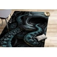 thumbnail image 1 of Octopus Rug, Horror Rug, Modern Rugs, Animal Rug, Saloon Rug, Front Door Rug, Stair Rug, Custom Rug, Office Decor Rug, 3D Printed Rug, 2.6'x4' - 80x120 cm, 1 of 4
