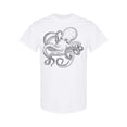 thumbnail image 1 of Octopus Sea Creature T-Shirt Men -Image by Shutterstock, Male Small, 1 of 2