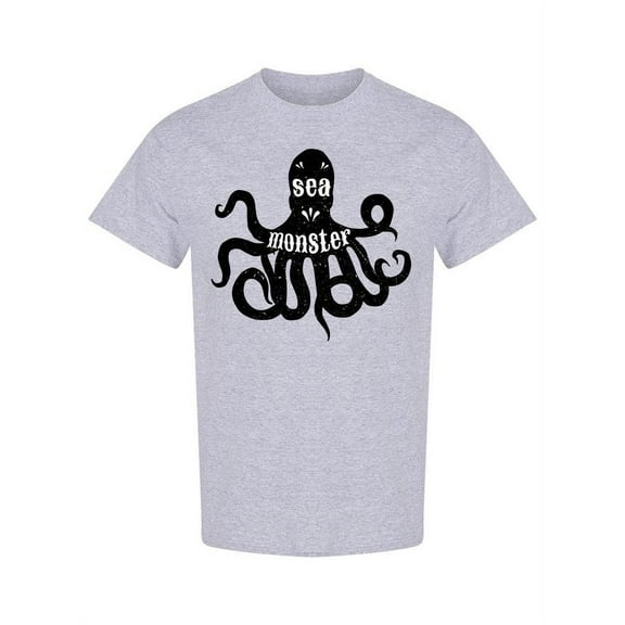 Octopus Sea Monster T-Shirt Men -Image by Shutterstock, Male Medium