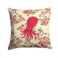 thumbnail image 1 of Octopus Shabby Chic Yellow Roses  Fabric Decorative Pillow, 1 of 4