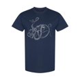 thumbnail image 1 of Octopus Silhouette Design T-Shirt Men -Image by Shutterstock, Male Medium, 1 of 2