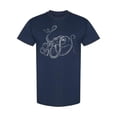 thumbnail image 1 of Octopus Silhouette Design T-Shirt Men -Image by Shutterstock, Male x-Large, 1 of 2