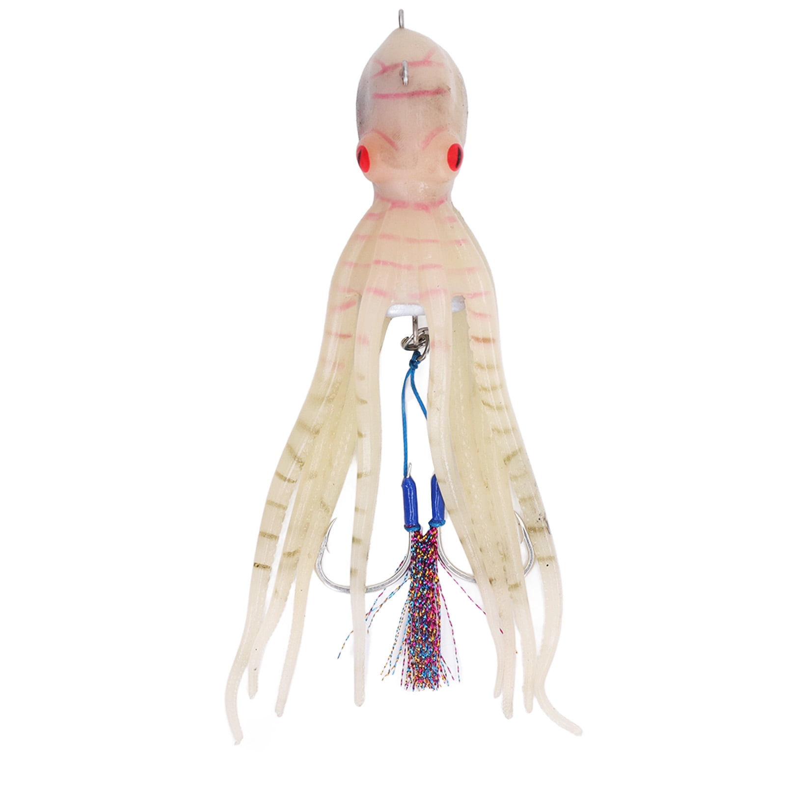 Octopus Simulation Fishing Rigs Luminous Skirt Trolling Fishing Lure ...