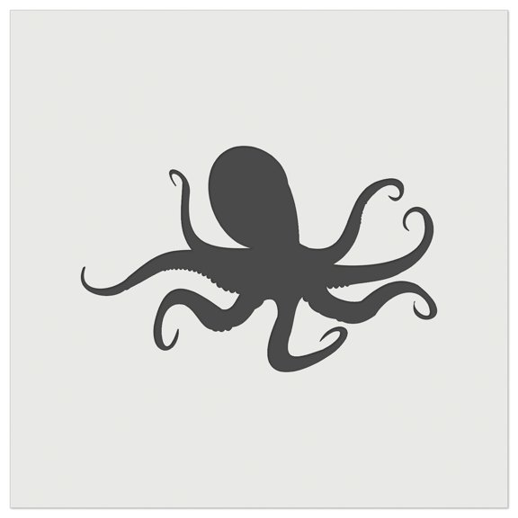 Octopus Solid DIY Cookie Wall Craft Stencil - 7.0 Inch